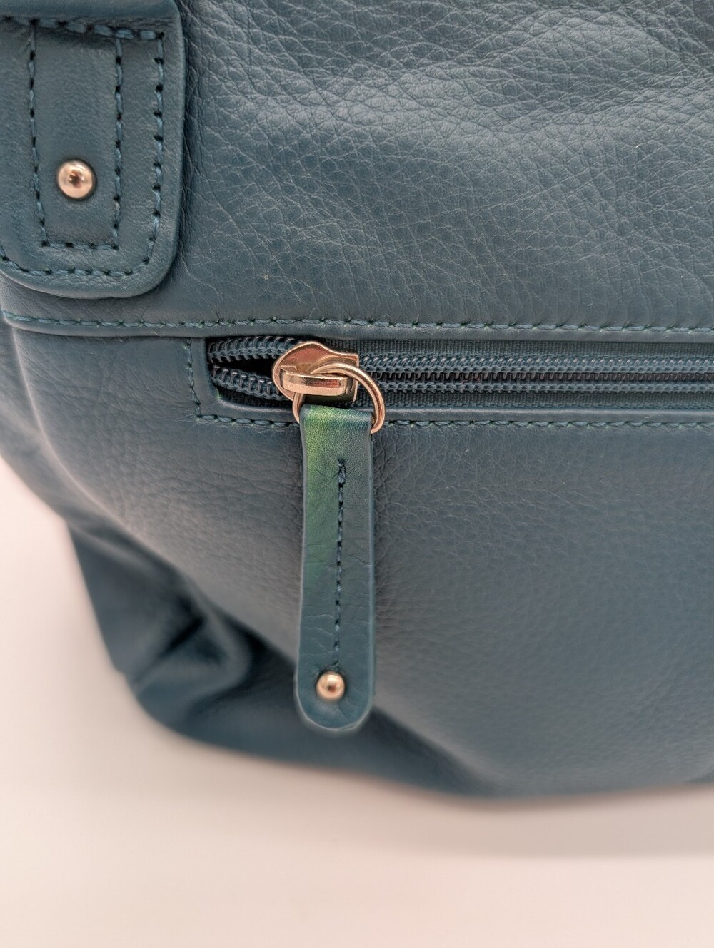 Stone Mountain Genuine Leather Shoulder Bag Purse Multiple Pockets Y2K - Picture 5 of 12